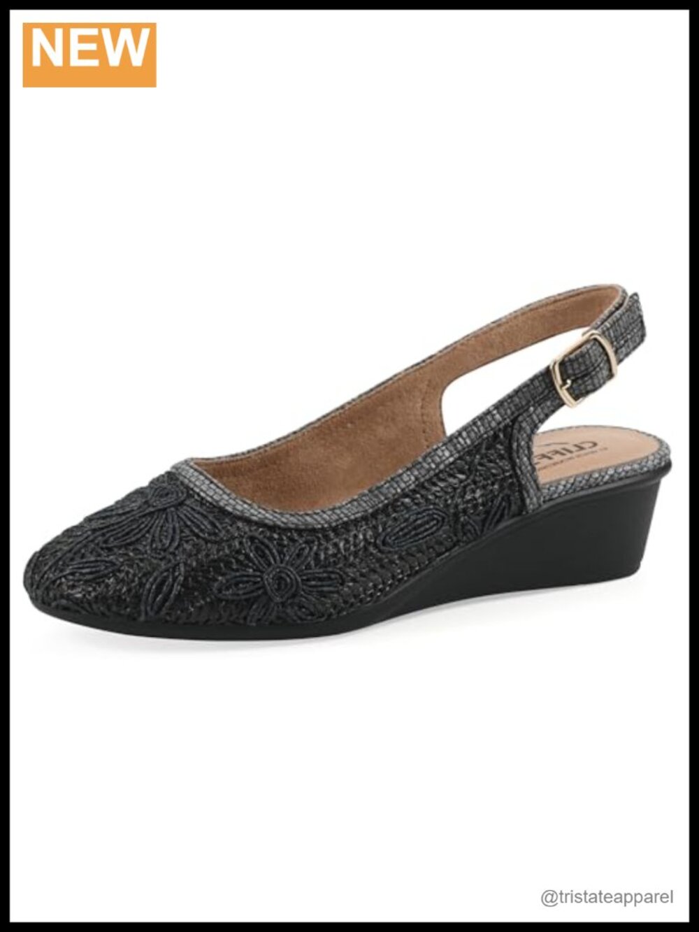 Slingback Wedge Heel